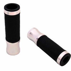 Poignées Argent Longueur : 122mm - Ø : 22/24mm Débouchante