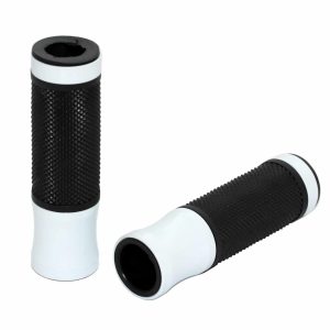 Poignées Grises Longueur 122mm - Ø22/24mm Débouchantes