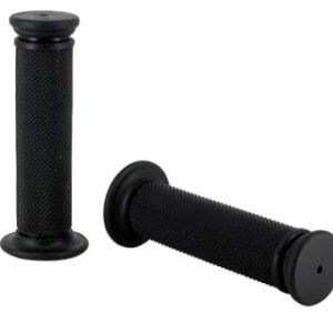 Poignées pour quad en caoutchouc noires Ø22mm
