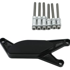 Kit Protection de Carters CNC Anodisés Noir GSX-R 600/750 Gauche 2003-2008