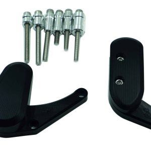 Kit Protection de Carters CNC Anodisés Noir GSX-R 1000 Gauche et Droit 2009-2015