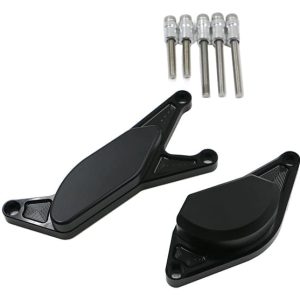 Kit Protection de Carters CNC Anodisés Noir GSX-S 1000 Gauche et Droit 2015-2023
