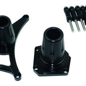 Kit Protection de Carters CNC Anodisés Noir MT-01 Gauche et Droit 2005-2012
