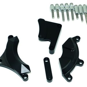 Kit Protection de Carters CNC Anodisés Noir MT-03 Gauche et Droit 2016-2023