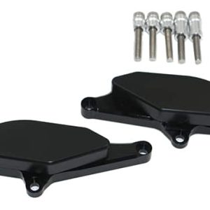 Kit Protection de Carters CNC Anodisés Noir VMAX 1700 Gauche et Droit 2009-2017