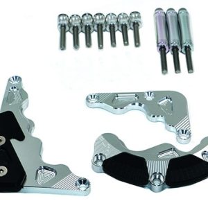 Kit Protection de Carters CNC Anodisés Noir Benelli BN600 Gauche et Droit 2014-2017