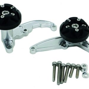 Kit Protection de Carters CNC Anodisés Noir CBR 600 RR Gauche et Droit 2007-2013