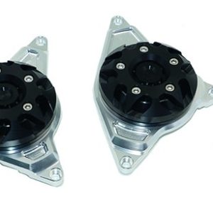 Kit Protection de Carters CNC Anodisés Noir CBR 1000 RR Gauche et Droit 2008-2014