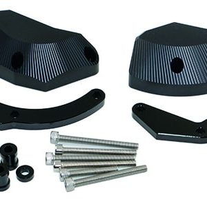 Kit Protection de Carters CNC Anodisés Noir ZX-10R Gauche et Droit 2011-2015