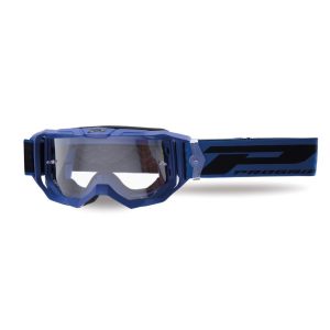 Masque Cross Progrip 3300 Vision Go Bleu Matt ecran Clair