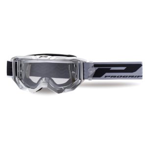 Masque Cross Progrip 3300 Vision Go Gris Matt ecran Clair