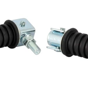 Reposes Pied Rond à Vis Fixation Ø10mm Revêtement Caoutchouc