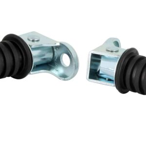 Reposes Pied Rond à Oeil Fixation Ø12mm Revêtement Caoutchouc