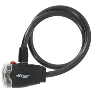 Antivol vélo câble à LED