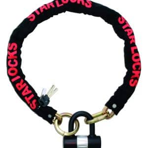 Antivol Chaine + Cadenas Ø10mm x 10mm x 1m