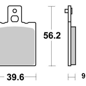 Plaquette metal fritte R90 1982-2018
