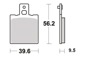 Plaquettes de frein - Semi-métal R90 1982-2018
