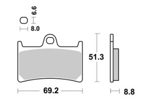Plaquette metal fritte R90 1989-2025