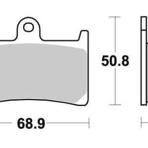 Plaquette de frein - Semi-métal R90 1989-2025