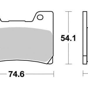 Plaquette metal fritte R90 1989-2006