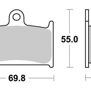 Plaquette metal fritte R90 1988-2020