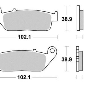 Plaquette metal fritte R90 1988-2024