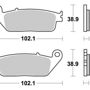 Plaquette metal fritte R90 1988-2025