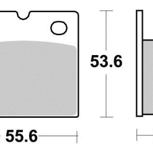 Plaquette de frein - Semi-métal R90 1975-2005