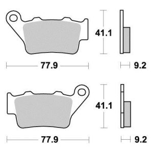 Plaquette metal fritte R90 1993-2025