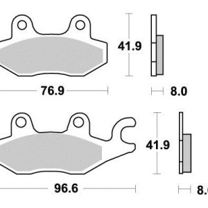 Plaquette metal fritte R90 1989-2025