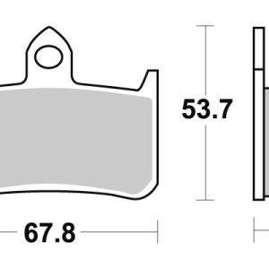 Plaquette de frein - Semi-métal R90 1988-2007