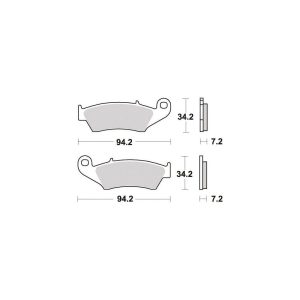 Plaquette metal fritte R90 1991-2026