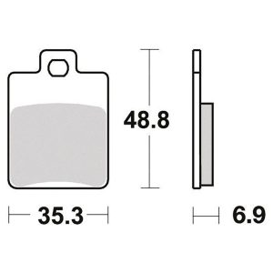 Plaquette metal fritte R90 1996-2025