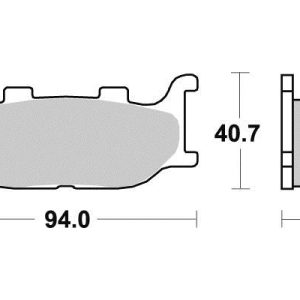 Plaquette metal fritte R90 1993-2017