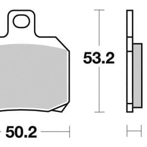 Plaquette metal fritte R90 1997-2025