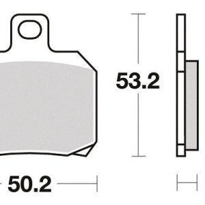 Plaquette de frein - Semi-métal R90 1997-2025