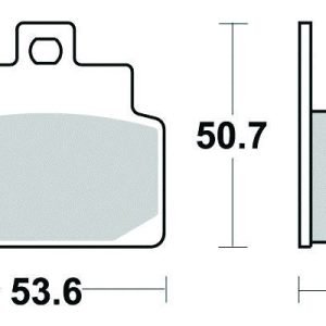 Plaquette de frein - Semi-métal R90 1999-2016