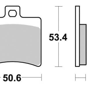 Plaquette metal fritte R90 1999-2019