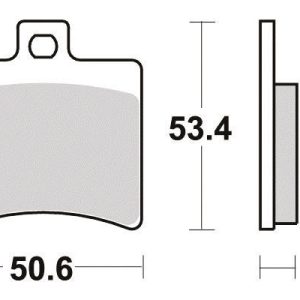 Plaquette de frein - Semi-métal R90 1999-2019