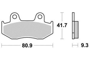Plaquette metal fritte R90 2001-2012