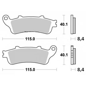 Plaquette metal fritte R90 1996-2017
