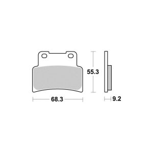 Plaquette metal fritte R90 2006-2023