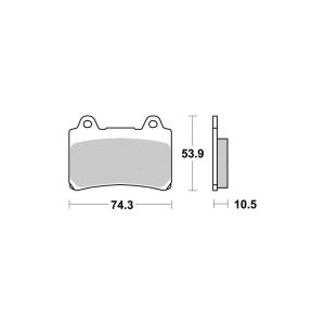 Plaquette metal fritte R90 1986-2004