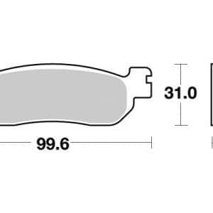 Plaquette metal fritte R90 1998-2018