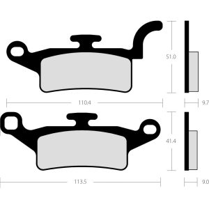 Plaquette metal fritte R90 2010-2019