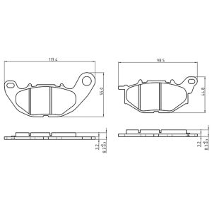Plaquette metal fritte R90 2015-2025