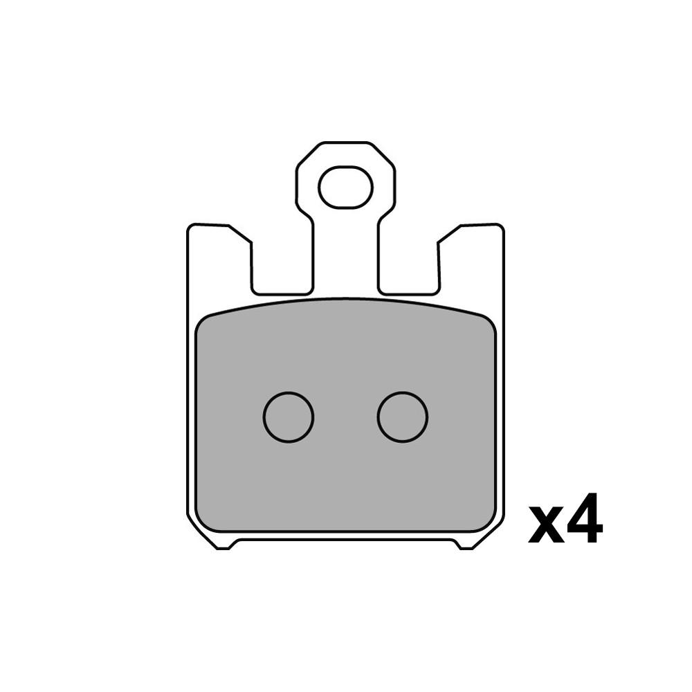 Plaquette de frein - Semi-métal R90 2003-2009 – Image 2