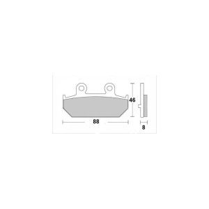 Plaquette metal fritte R90 2003-2024