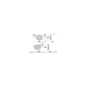 Plaquette metal fritte R90 2002-2022
