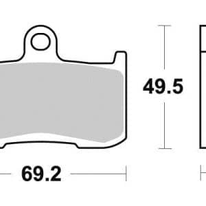Plaquette metal fritte R90 2002-2025